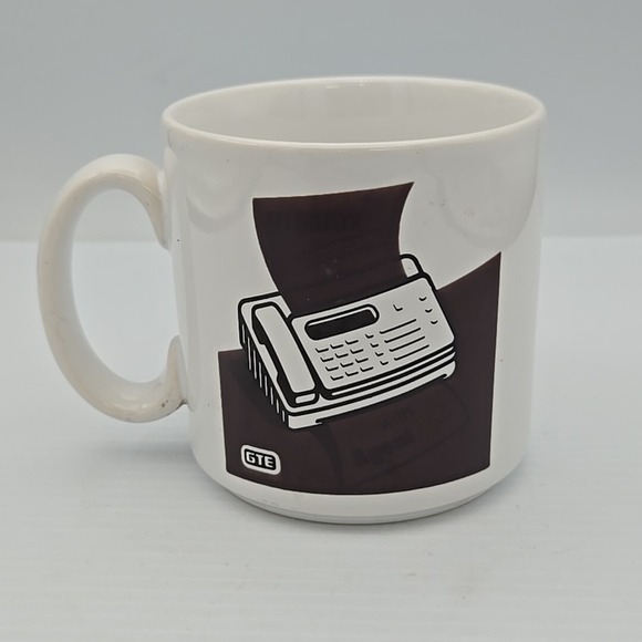 JAMS Agent Fax GTE Telephone Heat Changing‎ Ceramic Coffee Cup/ Mug England - Picture 2 of 2